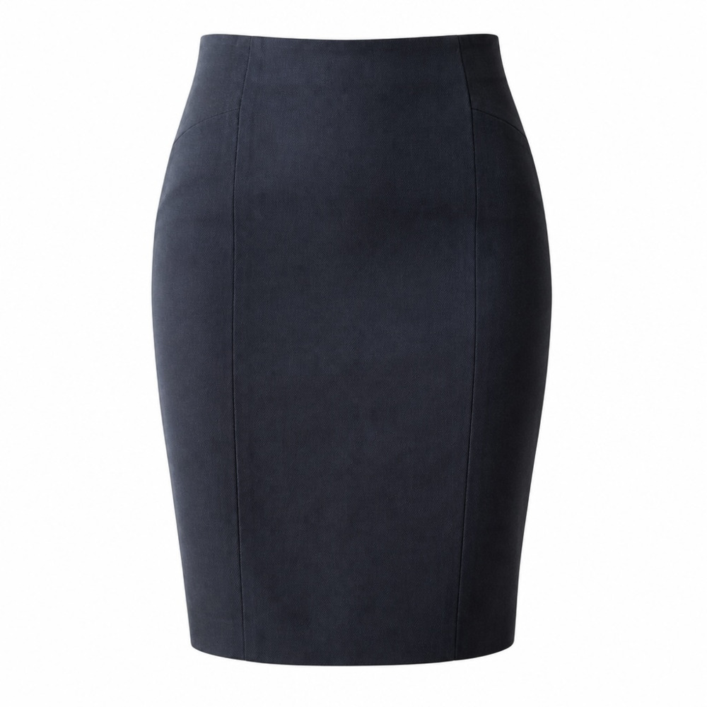 Banana Republic Women's Navy Blue Seamed Pencil Skirt